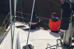 In der Kanalschleuse