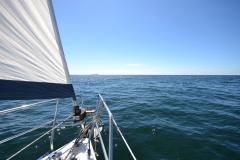 Nach Tagen auf der Nordsee von Inverness kommt Helgoland in Sicht