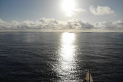 Hallberg-Rassy 372 (kurz bevor die Drohne unterging)