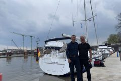 Hallberg-Rassy 400, Assisted Delivery 350 nm, North Sea.